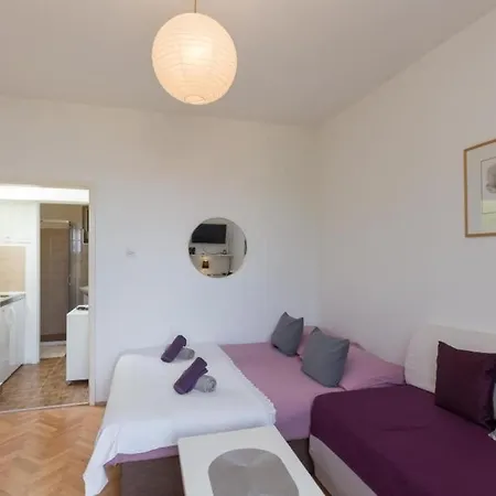 Purple Rain - Studio With Terrace And Sea View דוברובניק